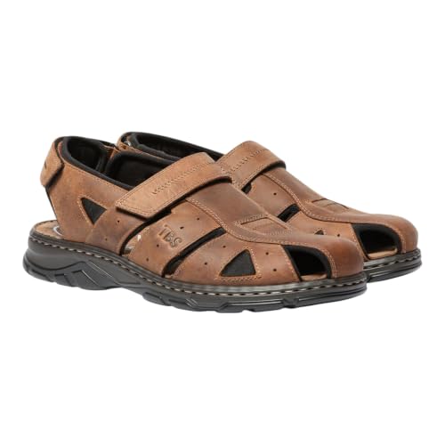 TBS - Sandales plates - Homme - Marron - Jocelin - Taille 43