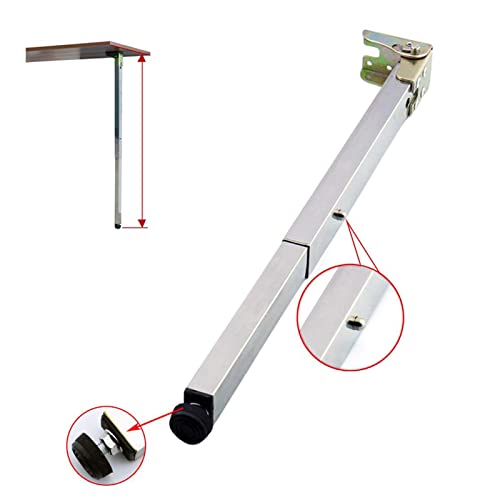 Pieds de table télescopiques pliables réglables 50-130 cm push-pull