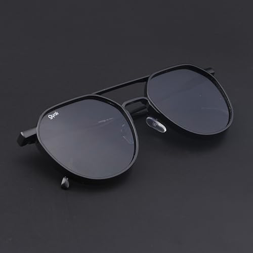 Image of GYNK Trending Round Classic Metal 100% UV Protection Sunlight Blocking Vintage Sunglasses for Men Women Girls