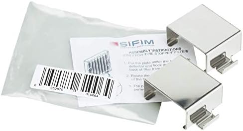 snap-on clip adapter accessory. Retrofits commercial kitchen exhaust grease range hood filters to specific hanging hook type hood manufacturers and high airflow applications image 4