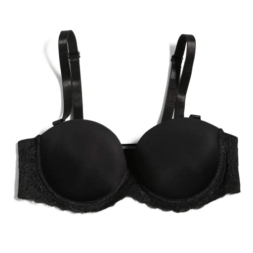 Image of YANDW Strapless Lightly Padded Full Figured Coverage Bra Clear Back Multiway Invisible Straps Backless Brassiere for Women