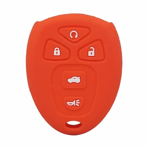 Etui clés télécommande anti-choc en silicone 5 boutons pour GMC Savana