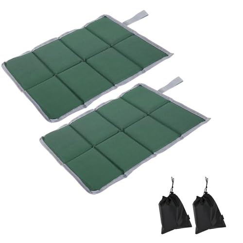 2PCS Camping Foam Pad,Park Pad,Camp Pad,Outdoor Folding Foam Sitting Mat for Hiking,Picnic, Backpacking,Waterproof seat pad Camping with Storage Bags