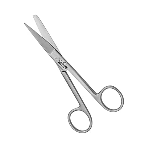 Dressing Scissors 14cm, First Aid, Veterinary Use, Nursing Scissors, Home, Office, All Purpose Scissors (Sharp/Blunt - Straight) Cover