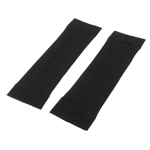 2x1Pair Women Upper Arm Shaper Slimming Beauty Slimmer Sleeve Sleep Wrap Black-image-30