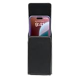 アスデック ベルトホルダー iPhone 17 / 16 Pro / 11用 縦型 スマホポーチ ベルト通し ビジネス 作業用 他機種対応 マグネット開閉 回転式クリップ/SH-IP40PV