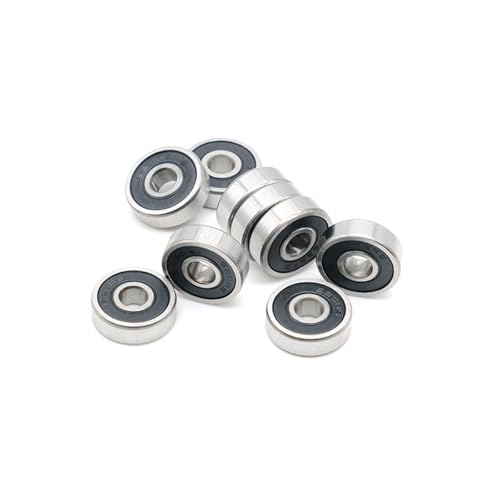 Roulement à billes 625RS 5x16x5 mm en lot de 12 pièces pour l'entretien mécanique
