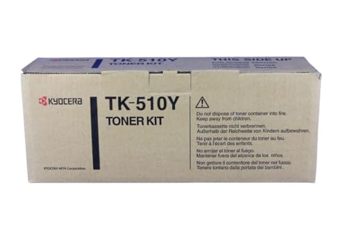 Toner jaune Kyocera Mita TK-510Y laser pour des impressions couleur nettes et sans traces