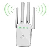 【Stabiles Signal 】Ausgestattet mit 4 externen Antennen, um die Reichweite Ihres drahtlosen Wifi zu erweitern, es gibt keine toten Zonen des Signals mehr zu Hause oder im Büro. Dual-Band-WIFI, das bis zu 360° mit bis zu 3000 Quadratfuß abgedeckt werden kann.