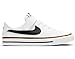 Nike Court Legacy Shoes Sneaker, White/Black-Desert Ochre-Gum Light Brown, 7 US Unisex Big Kid
