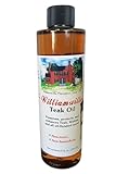 H.F. Staples Williamsville® Teak Oil - Enhance Patina On Exotic Wood, Teak, Mahogany, Walnut - 8oz