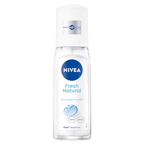 Nivea Fresh Natural Deodorant Spray Pack of 6 x 75 ml