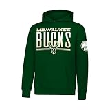 Ultra Game Boys' MVP Super Soft Pullover Hoodie Sweatshirt,Milwaukee Bucks,Team Color,8