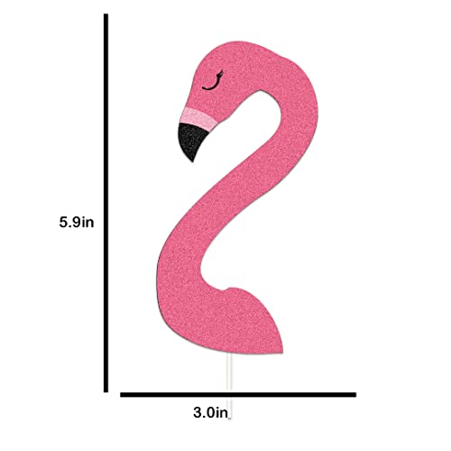 Flamingo Cake Toppers Flamingo Cake Birthday Decoration With Flamingo Head For Flamingo Themed Birthday Party (Flamingo Head) #TOP1