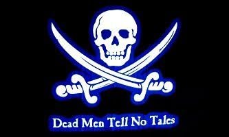 3x5ft Polyester Pirate Dead Men Tell No Tales Flag #F1218