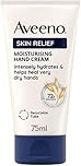 Aveeno Skin Relief Hand Cream Moisturiser for Very Dry Skin 75 ml Pack of 2 with Soothing Triple Oat Complex and Shea Butter for Intense Hydration and Skin Barrier Protection