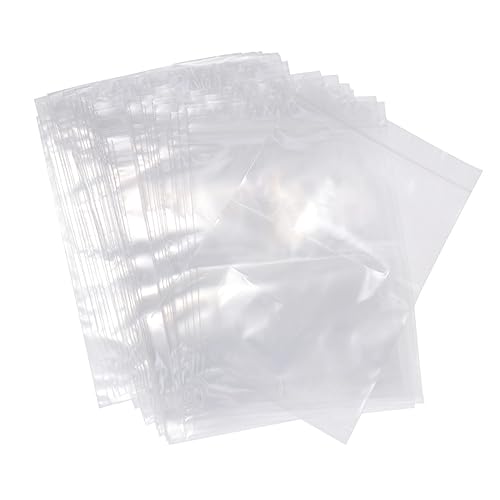 KOMBIUDA Food Storage Pouches 300pcs 15 Pe Sealable Storage Bags for Baking Tea Nuts 10x15cm 6x9cm 9x13cm