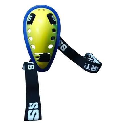 K R Abdominal Guard with Adjustable Waist Strap for Men | Extra Soft Rubber Edges for Comfort | Soft and Durable Straps for Cricket, Boxing, Martial Arts & Other Contact Sports Protection | Yellow-image-27