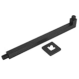 Duscharm aus Edelstahl mit G1/2-Zoll-Gewinde, an der Wand montierter Verlängerungsarm-Brausehalter,...