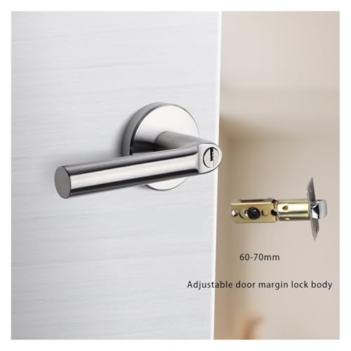 Cerradura de puerta con llave fabricada en acero inoxidable resistente 3