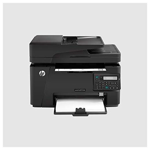 HP MFP M128Fn Wired Laser Printers : Print, Copy, Scan, Monochrome Automatic Document Feeder, Ethernet, Fast Printing Upto 20Ppm, Easy and Secure Setup, 3 Year Warranty,Black