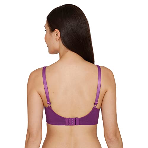 Image of Zivame Women's Cotton Non Padded Wire Free Casual 3 /4th Coverage Bra