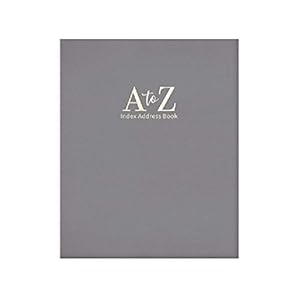The Home Fusion Company A – Z Index Lederen Cover Executive Gewatteerde Adresboek Diverse Kleuren