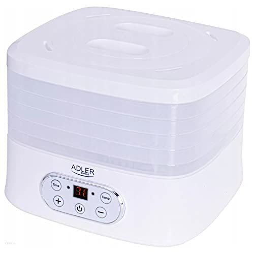 Adler Ad 6658 - Deshidratador De Alimentos (550 W), Color Blanco
