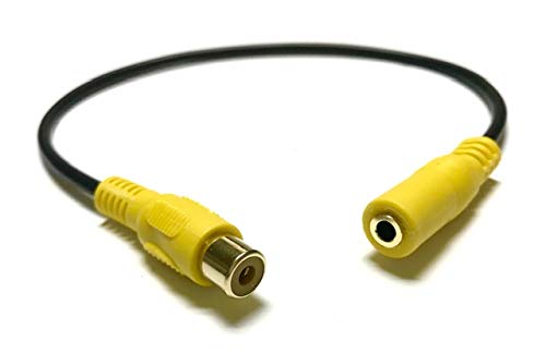 Amazon | Access 【 25cm 】 3.5mm to RCAケーブル 映像 黄色 金メッキ