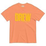 The Drew Barrymore Show Logo Comfort Colors Unisex T-Shirt - Officially Licensed - Large Terracotta