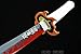 Japanese Anime Sword Demon Slayer Katana Sword, Handmade 1045 Carbon Steel Samurai Katana, Full Tang Handmade Sharp Cosplay,Real Weapons (Rengoku Kyoujurou Knife)
