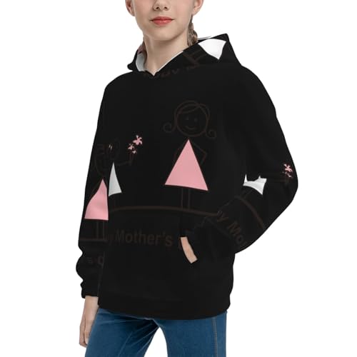 Happy Mother's day Kid Hoodies Boys Sweatshirts Girls Pullover with Pocket2