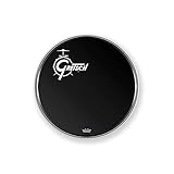 Tipo: Una capa Gretsch Parche bombo, Bassdrum head, Ambassador Ebony 18\", GRDHEB18O
