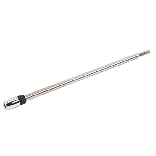 Yakamoz 1/4 Inch Hex Shank Long Quick Release Magnetic Bit Holder Screwdriver Bit Extension Rod 12\" Length Carbon Steel Extension Bar Power Drill Adapter Tool