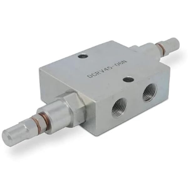 Dual Crossover Hydraulic Relief Cushion Valve 3/8 NPT Ports 12 GPM by Bario - Used condition - Image 2