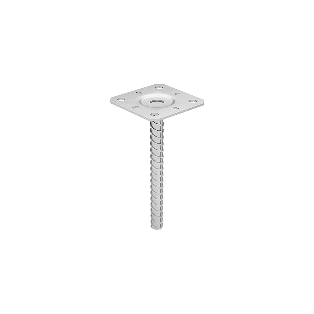 Galvanized PPS Concrete in Post Base Support Foot for Pergola Gazebo Stand Off (80 x 80mm)