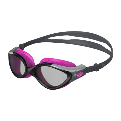 Speedo Futura Biofuse Flexiseal Gafas de natación Mujer, Rosado/Silber, Talla Única