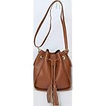 Sac CUIR femme bandoulière |Sac CUIR femme Italien | Sac à main femme | Sac Bourse Femme CUIR bandoulière |Sac Pompon 'Abril' ANCIEN PRIX 90,00 EUR
