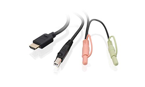 Iogear Usb Hdmi Kvm Cable Set With Audio (Taa) 6 Foot, G2L802U #TOP3
