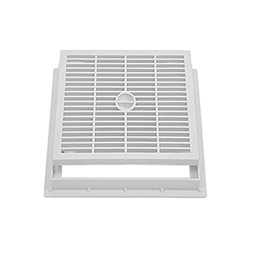 Caditoia griglia chiusino coperchio grigliato 30x30 PP plastica pvc anti UV maglia antitacco grigio Super Made in Italy