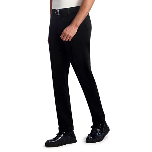 KARL LAGERFELD Men's Corduroy Belted Pant2