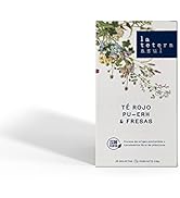 LA TETERA AZUL Pu-Erh Rode Thee & Aardbeien. Hoogste kwaliteit Pu-Erh rode thee-infusiecocktail m...