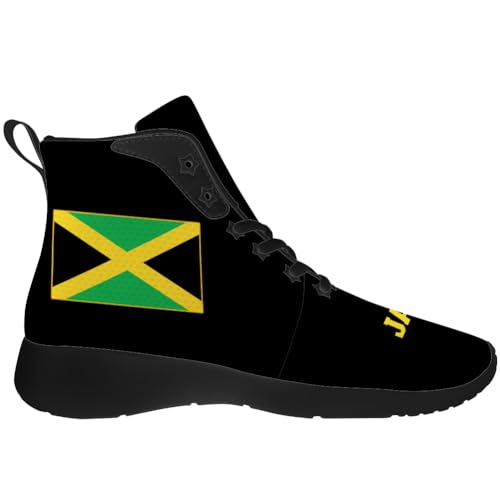 Jamaica Shoes for Men Women Jamaican Flag High Top Sneakers Casual Shoes Gifts for Dad Mom4