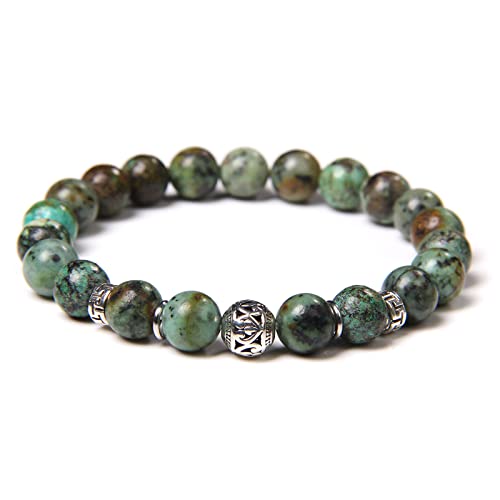 Bracelets en perles d'agate de 8 mm façonnés pour un éclat minéral durable