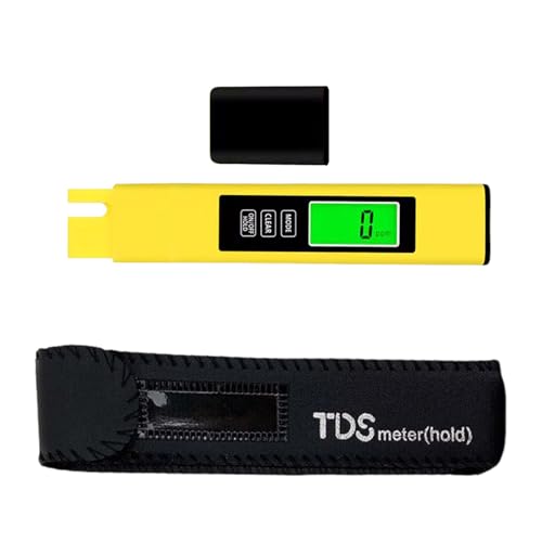 Probador de Agua Digital, medidor TDS Probador de Agua Digital,Prueba de Agua Profesional Inteligente precisa - Instrumentación de análisis de sustancias portátiles para la hidroponía del Acuario