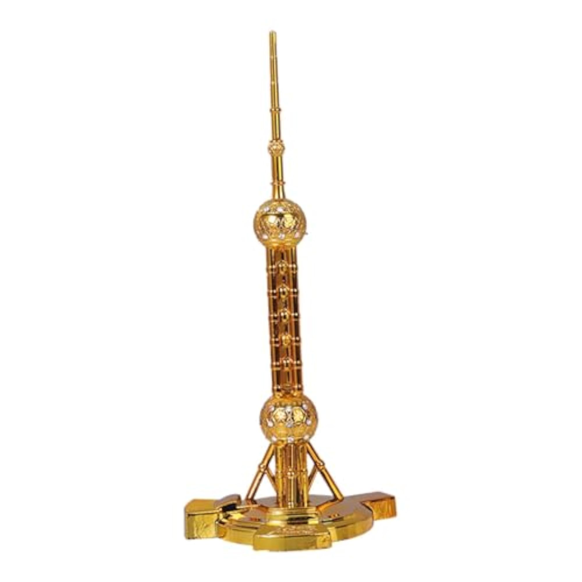 Oriental Pearl Tower Desktop Art, 18cm for Home & Cafe