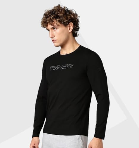 Image of XTEP Men Men's Training T Shirt with Soft Touch Comfort Stretch & Eco Friendly | Odour Control, Breathable & Lightweight Performance T Shirt
