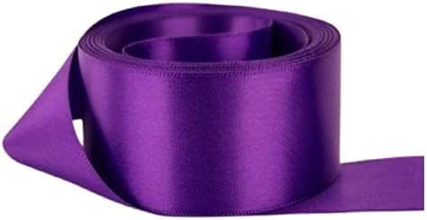 Blue Satin Ribbon - 50mm Wide - 3 Meters - Many Colours - BUY 3 & Get 1 Free (Blue)