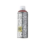 Fahrrad Lackspray in versch. Farben - Keine GRUNDIERUNG notwendig - Acryllack/Lack Spray in 400 ml Spraydose, Matt- und Klarlack Optik möglich (Rostrot Rudge, Matt)