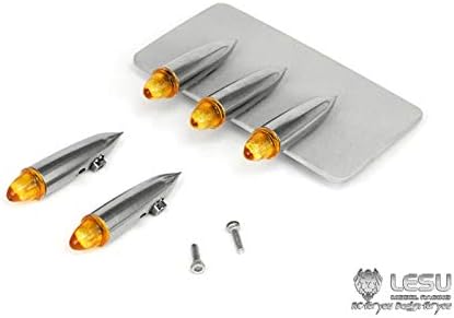 TOUCAN RC HOBBY US in Stock LESU 3MM Metal Lamp Cup B for Tamiya 1/14 RC Tractor Truck King Spare Part